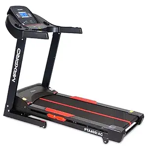 MAXPRO PTM405 2HP(4 HP Peak) Folding Treadmill, Electric Motorized Power Fitness Running Machine with LCD Display
