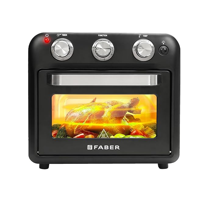 Faber 20L 1500W Air Fryer Oven | Fry, Bake, Roast, Toast, Defrost, Grill, Reheat & Broil