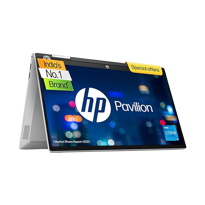HP Pavilion x360, 11th Gen Intel Core i5-1155G7, 14-inch (35.6 cm)