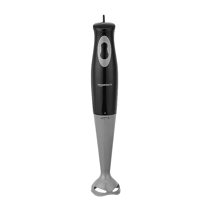 Amazon Basics 300 W Hand Blender with Detachable Stem and In-Built Cord Hook, ISI-Marked