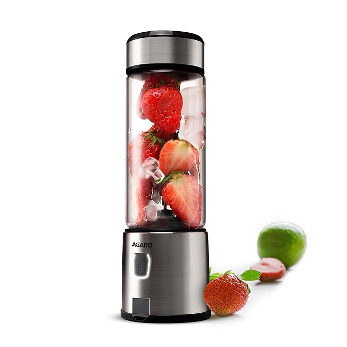 AGARO Galaxy Portable Blender, For Smoothie And Juices, Portable Hand Blender For Kitchen