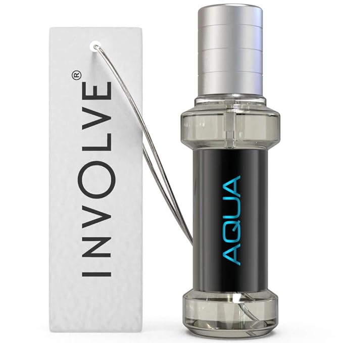 INVOLVE Elements Aqua Spray Air Perfume | Fine Fragrance Car Scent Air Freshener