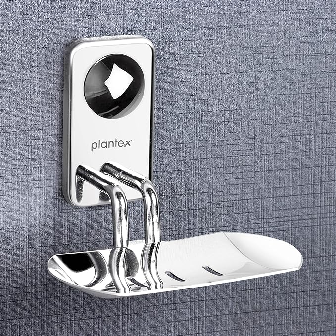 Plantex Metro Platinum Stainless Steel Soap Dish – Soap Stand