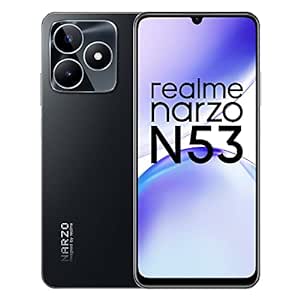 realme narzo N53 (Feather Black, 8GB+128GB)