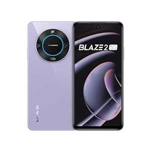 Lava Blaze 2 5G (Glass Lavender, 4GB RAM, 64GB Storage)
