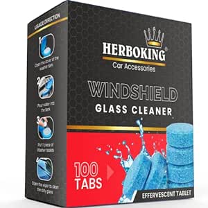 Herboking Car Accessories 100pcs Windshield Glass Cleaner
