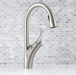 Kohler Emile 26448IN-4-VS Metal Pull-Down Sprayer Kitchen Faucet