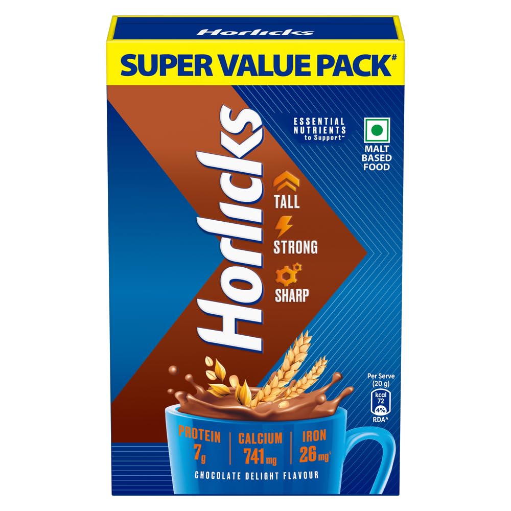 Horlicks Chocolate Health & Nutrition Drink 1 kg Refill Pack|| For immunity and 5 signs of growth
