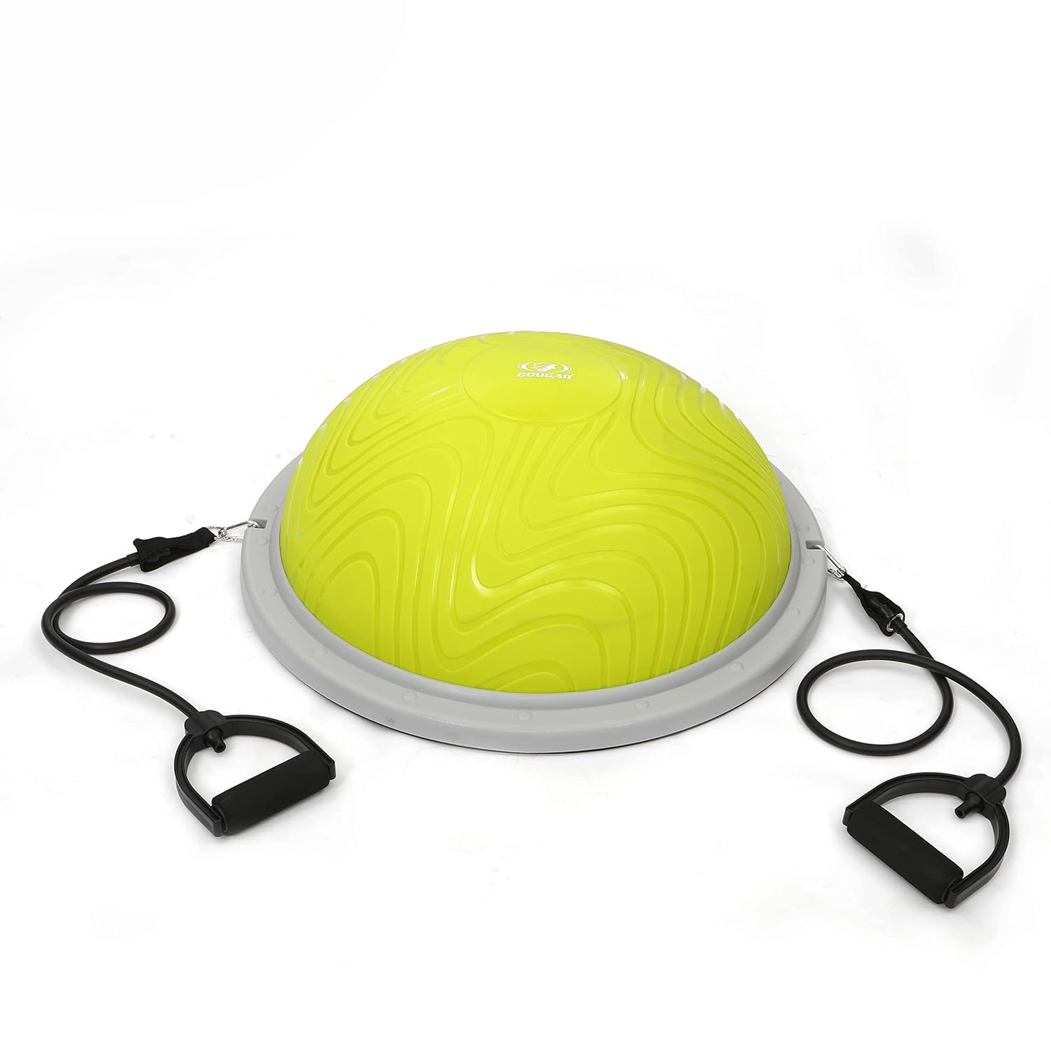 Cougar Half Balance Ball Balance ball with Resistance Bands Balance Trainer with Pump/ for Core Ab Training