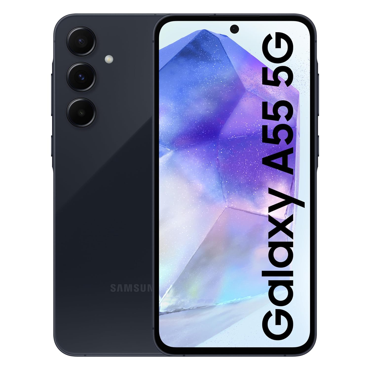 Samsung Galaxy A55 5G (Awesome Navy, 8GB RAM, 256GB Storage) | Metal Frame