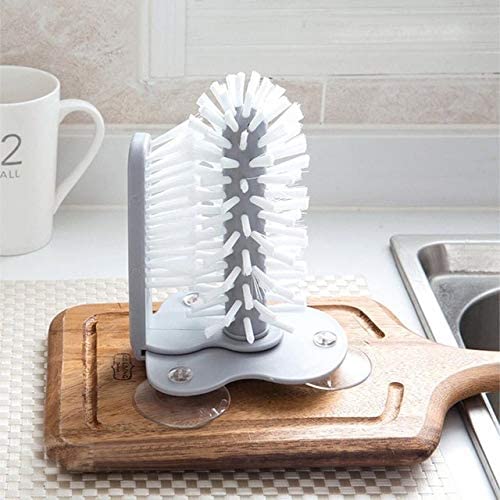 Products Suction Wall Lazy Cup Brush Glass Clean Brush Kitchen