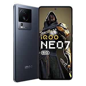 iQOO Neo 7 5G (Interstellar Black, 12GB RAM, 256GB Storage)