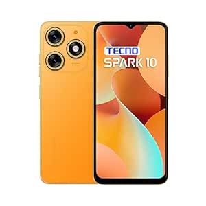 TECNO Spark 10C (Magic Skin Orange, 8GB RAM,128GB Storage)