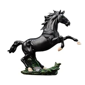 Sisliya Standing Horse Statue Decorative Sculpture Crafts Horse Art Figurine