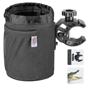 KEMIMOTO Motorcycle Cup Holder, Motorcycle Drink Holder in Oxford Fabric