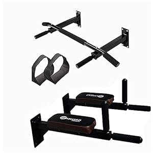 HASHTAG FITNESS Home gym heavy duty chin up bar with dips stand, home gym pull up bar, dips bar