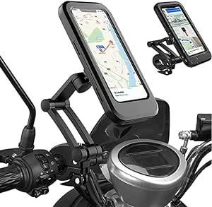 HOPEMARK Bike Phone Mount Waterproof Cell Phone Holder Handlebar 360 Rotation