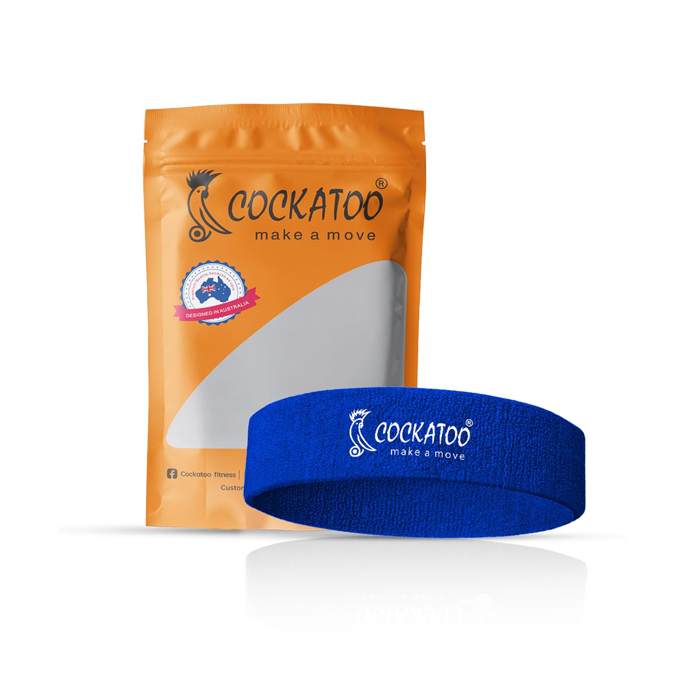 Cockatoo Sports Headband for Men, Head Band for Men & Women,Gym Headband,Workout Headband