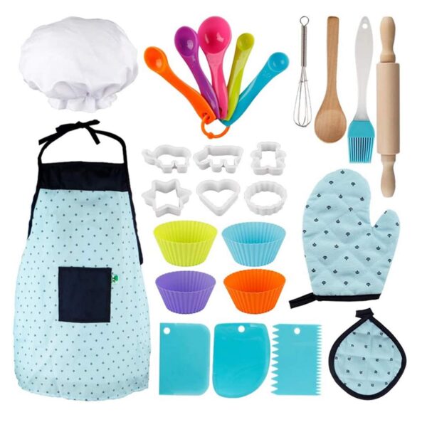 F FABOBJECTS? 26PCS Child Cosplay Baking Cooking Home Kitchen Apron