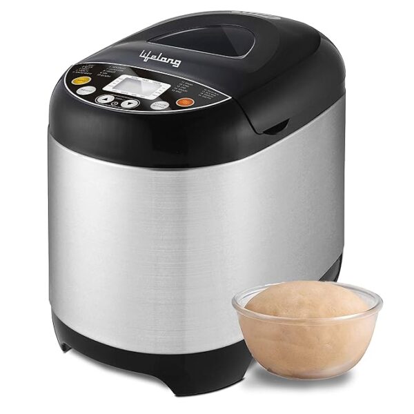 Lifelong Atta Dough & Bread Maker Machine for Home - 550W One Touch Automatic Machine