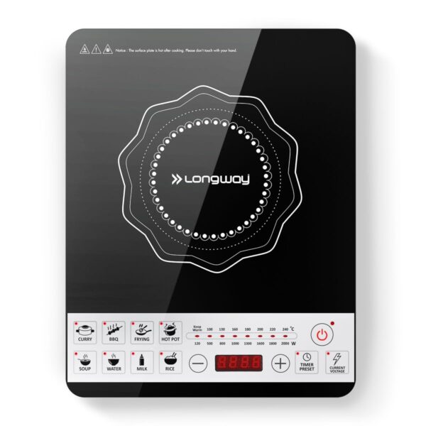 Cruiser IC 2000 Watt Induction Cooktop with Auto Shut-Off & Over-Heat Protection