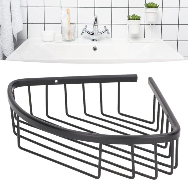Triangular Bathroom Shelf Stainless Steel Kitchen Bathroom Corner Storage Rack