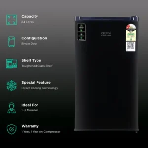 Croma 84 Litres 2 Star Direct Cool Single Door Refrigerator