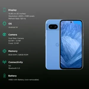 Google Pixel 8a 5G (8GB RAM, 128GB, Bay)