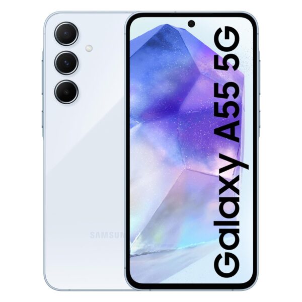 Samsung Galaxy A55 5G (Awesome Iceblue, 12GB RAM, 256GB Storage)