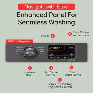 LG 7 Kg, 5 Star, Direct Drive Technology Washing Machine