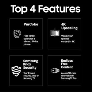 Samsung (43 inches) Crystal 4K Vivid Ultra HD Smart TV