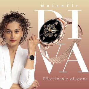 Noise Diva Smartwatch with Diamond Cut dial,