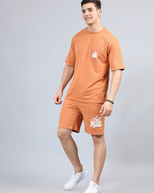 Brown Street Music Graphic Printed Oversized Co-ordinates