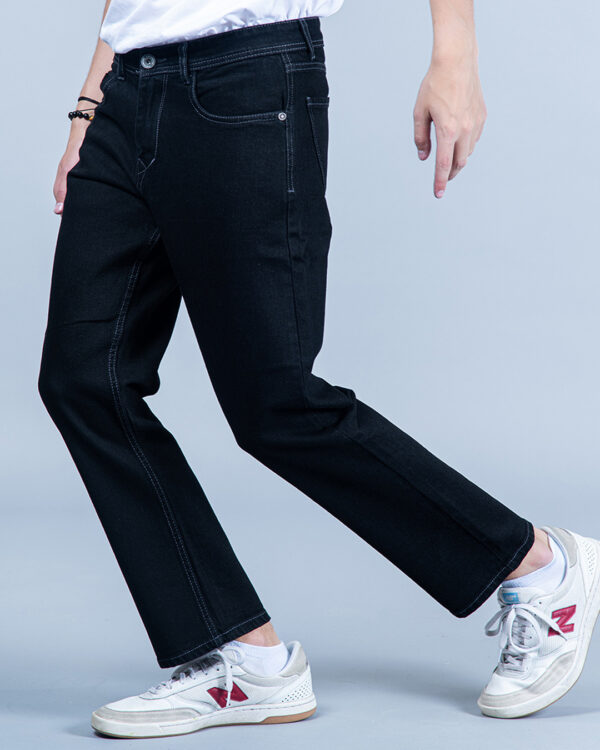 Black Straight Fit Jeans