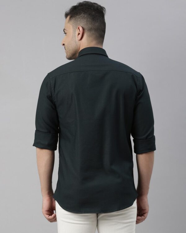 Men's Green Slim Fit Shirt