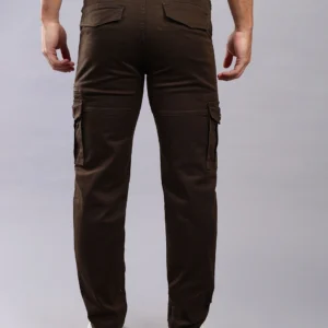 INDIGO TRIBE'S Men's Brown Cargo Jeans