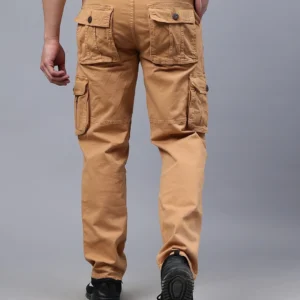INDIGO TRIBE'S Men's Brown Cargo Jeans