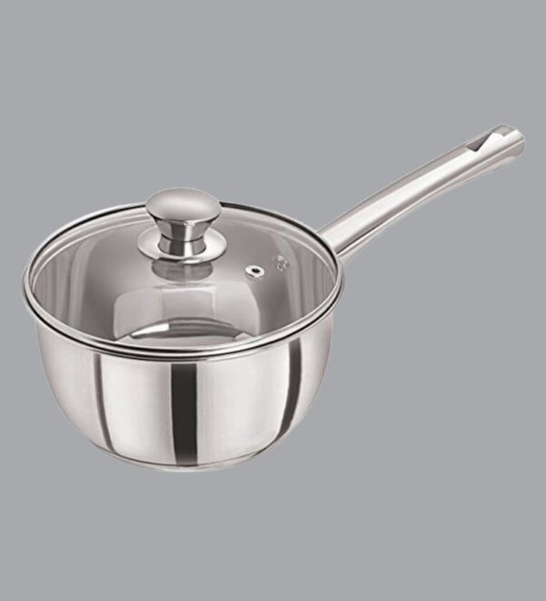 2.2 Ltrs Induction Base Stainless Steel with Glass Lid