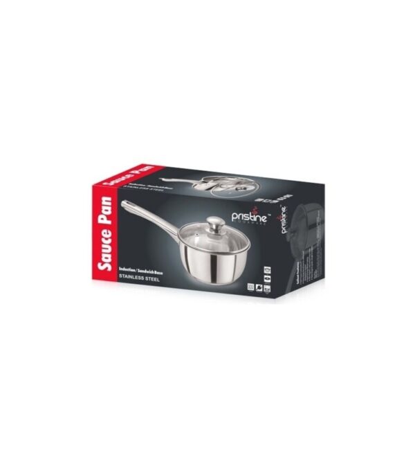 2.2 Ltrs Induction Base Stainless Steel with Glass Lid