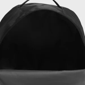 Unisex Black Printed Small Backpack